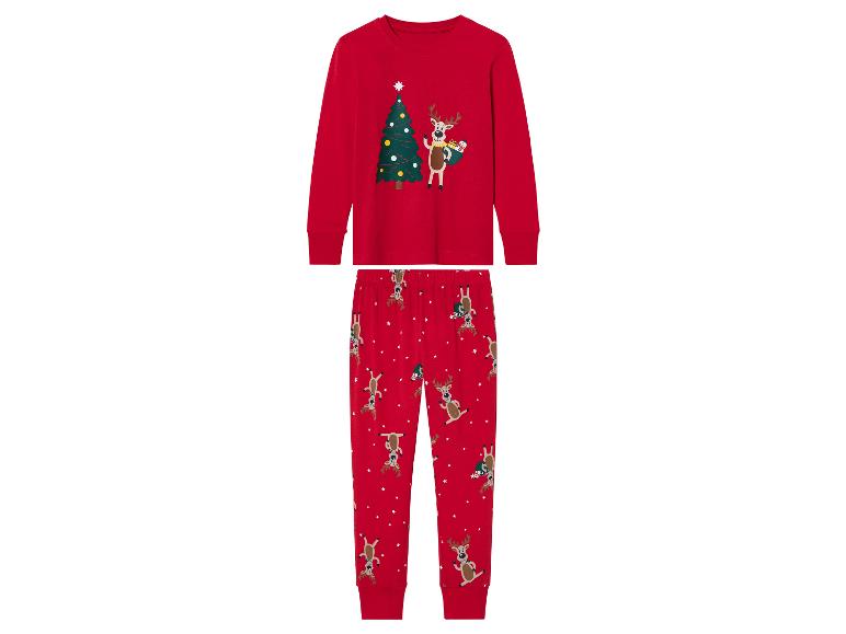 Gehe zu Vollbildansicht: lupilu® Kinder Pyjama, mit weihnachtlichen Motiven - Bild 6