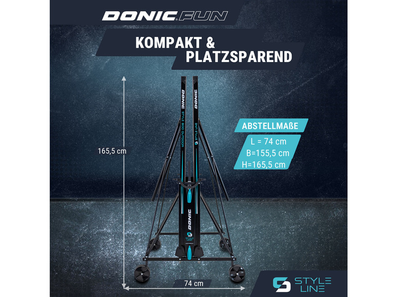 Gehe zu Vollbildansicht: DONIC Tischtennisplatte Style 600 Outdoor - Bild 17