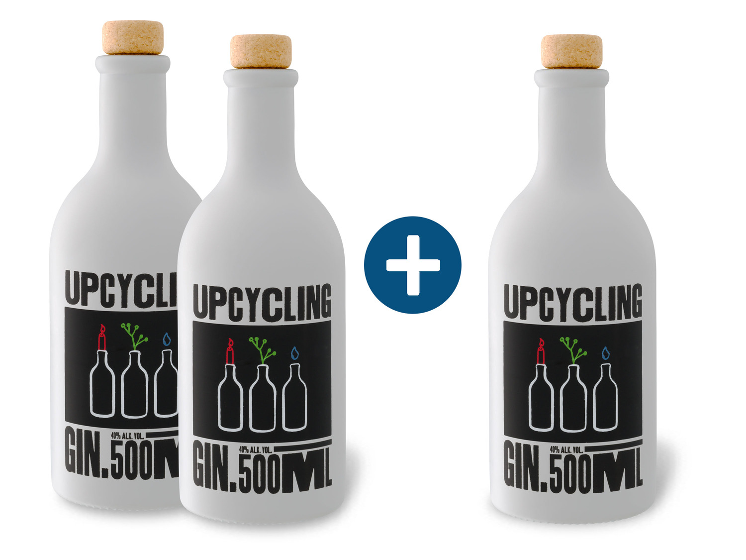 40% Upcycling LIDL Spirituosenpaket 2 1 + Vol | Gin