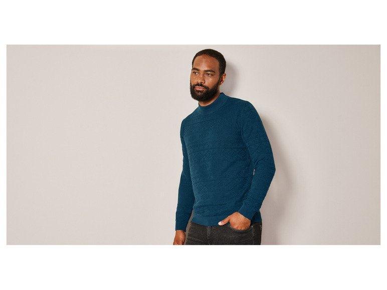 Gehe zu Vollbildansicht: LIVERGY® Herren Feinstrickpullover in trendigem Strukturstrick - Bild 7