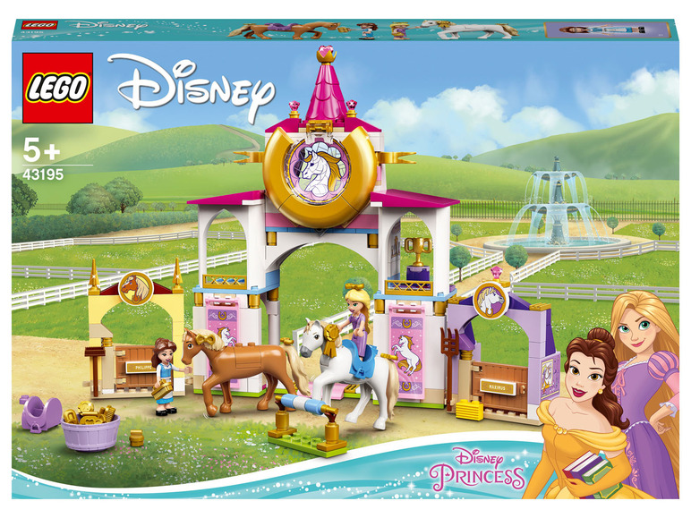 »Belles Ställe« und LEGO® Princess™ 43195 Rapunzels Disney königliche