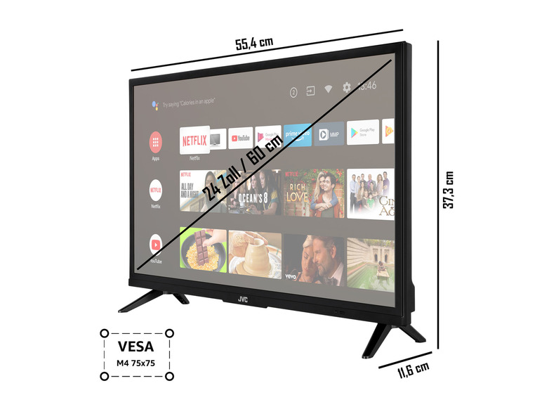 Gehe zu Vollbildansicht: JVC Fernseher »LT-VAH3255« Android Smart TV HD-Ready - Bild 10