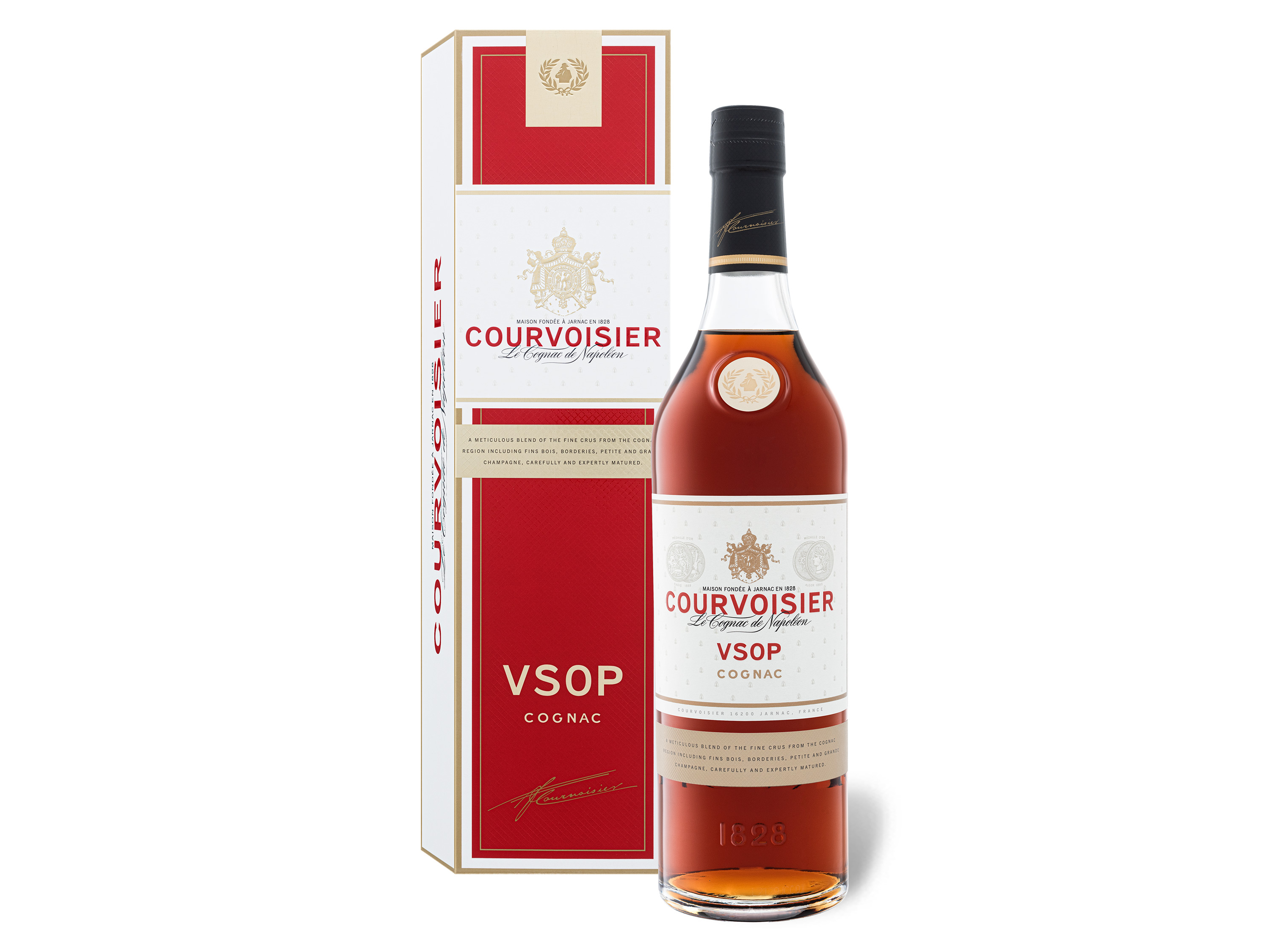 Courvoisier Cognac VSOP mit Geschenkbox 40% Vol