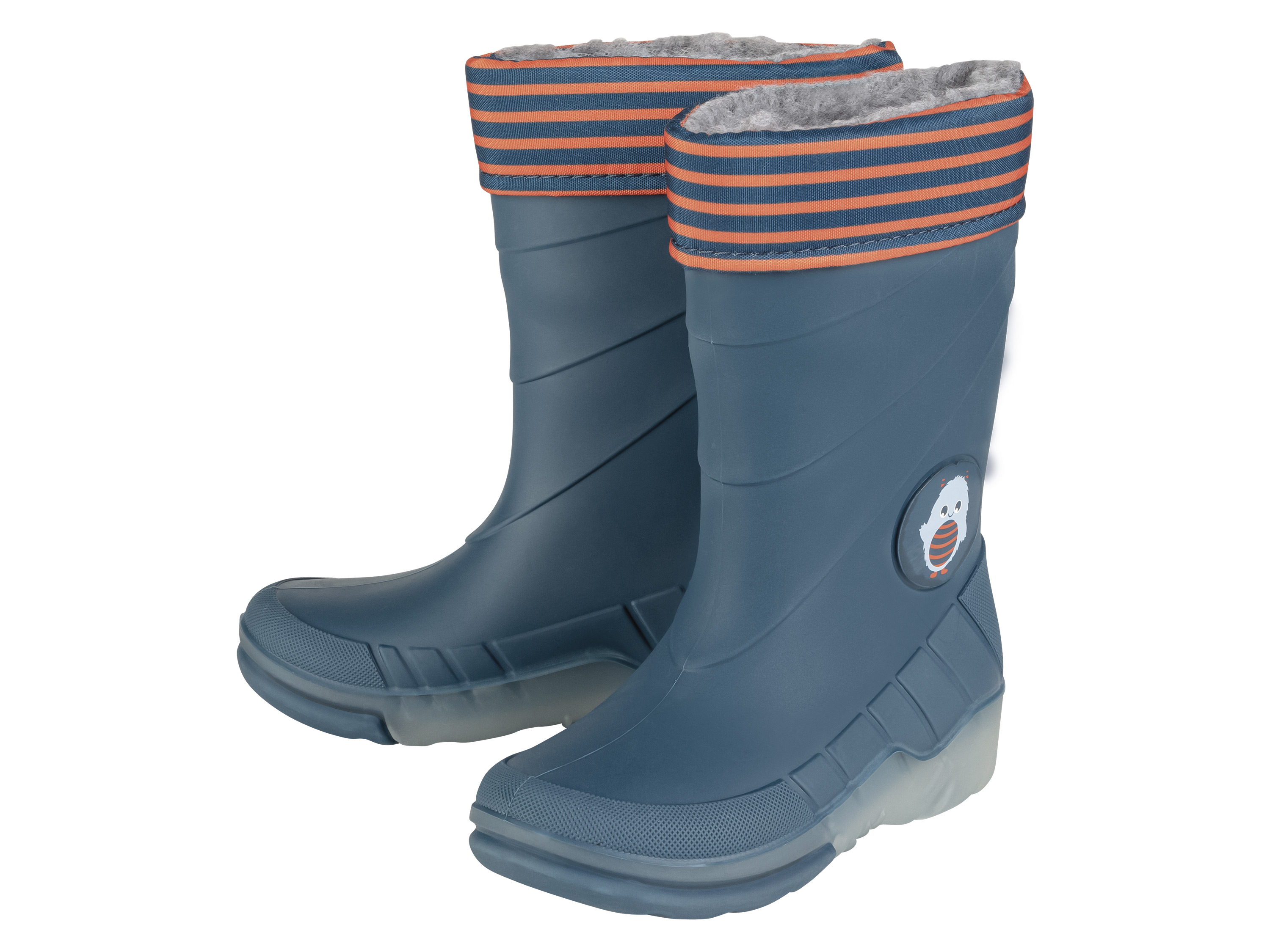 lupilu® Kleinkinder Jungen Regenstiefel mit Licht und Warmfutter SEBS (24/25, blau) 24/25