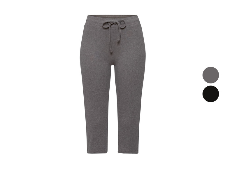 esmara® Damen Caprihose, mit Gummizugbund