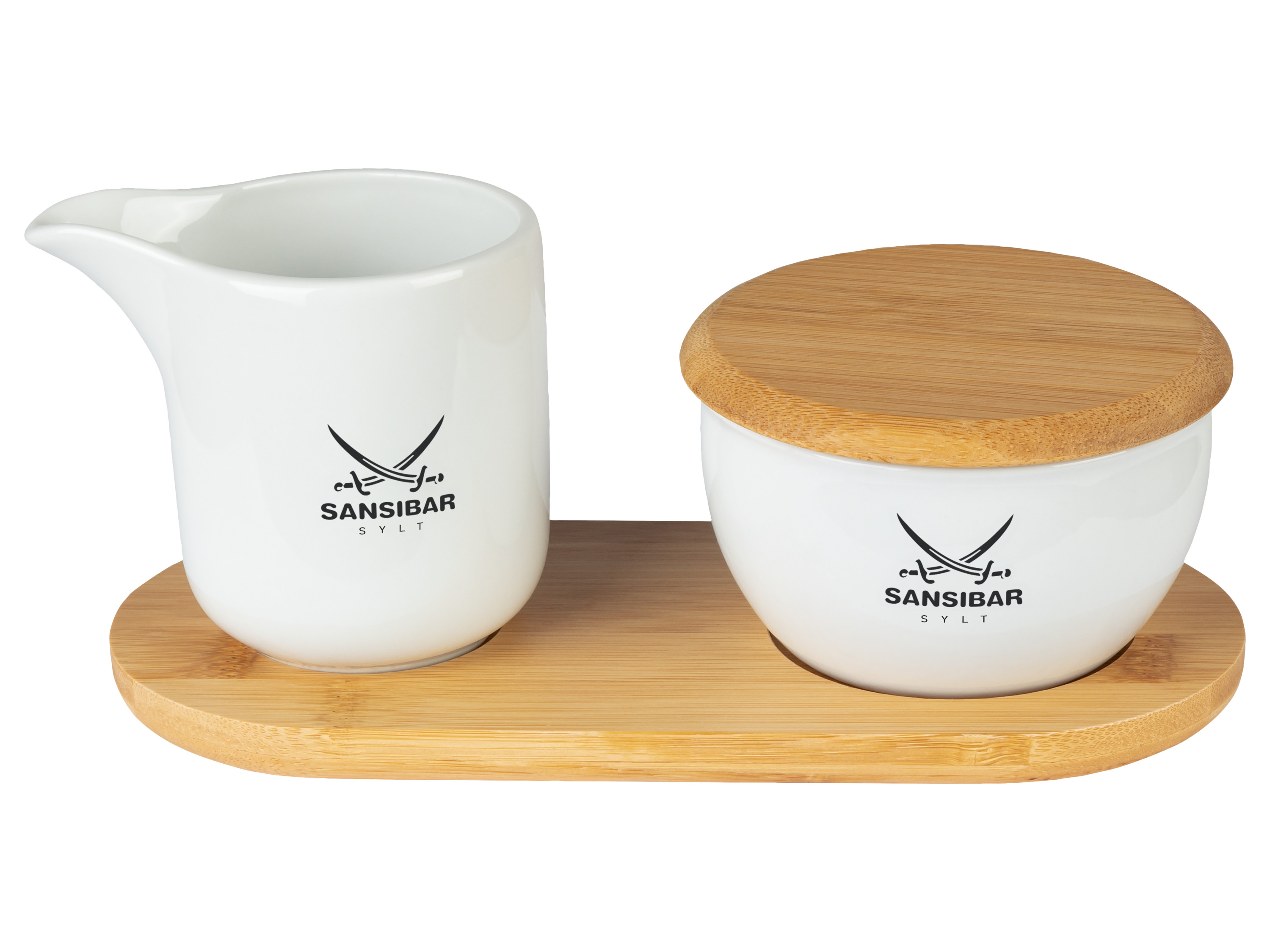 SANSIBAR Teekanne/ Tassen 2er/ Milch- und Zucker (Milch- und Zucker Set)