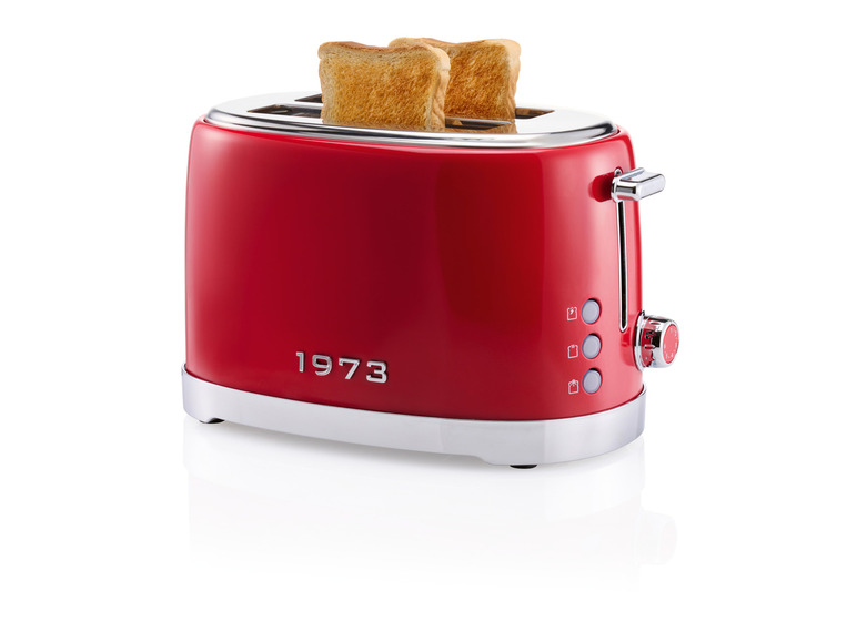 Gehe zu Vollbildansicht: SILVERCREST® KITCHEN TOOLS Doppelschlitz-Toaster »EDS Chrom Retro 1973 STR 980 B2«, mit Elementen in Retro-Optik - Bild 11