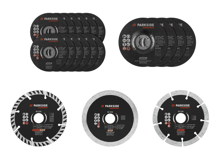 Gehe zu Vollbildansicht: PARKSIDE PERFORMANCE® Trennscheiben- / Schruppscheiben 125mm - Bild 1