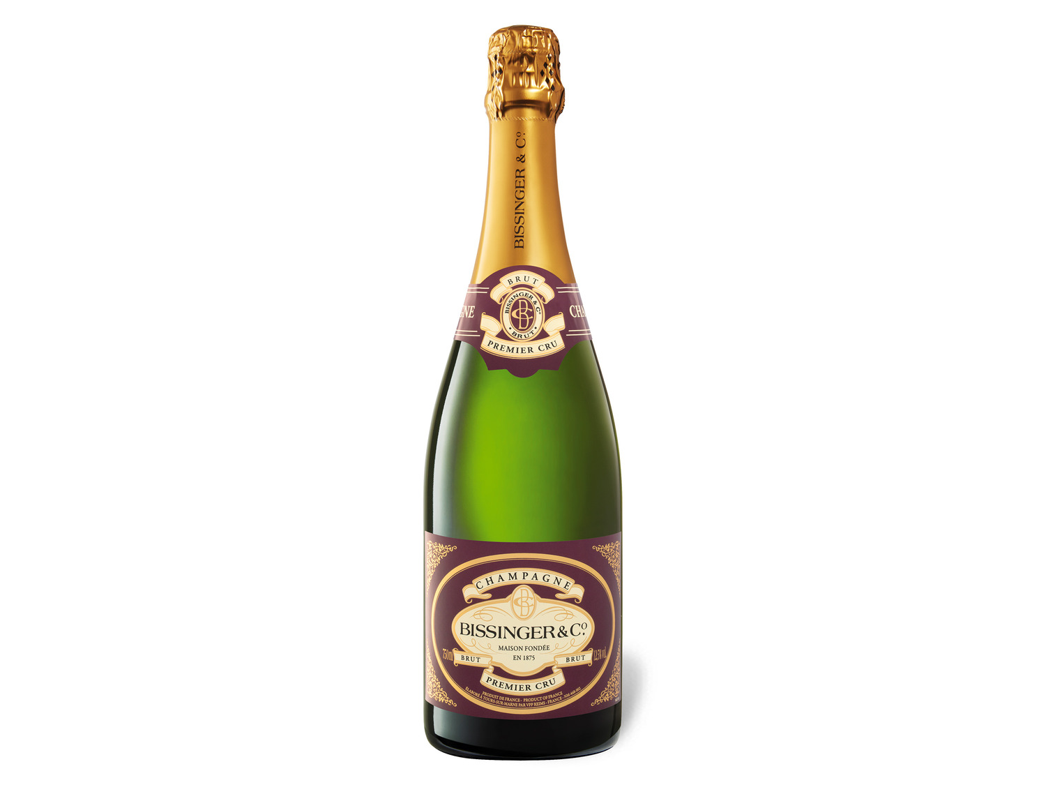 Bissinger Premier Cru brut, Champagner LIDL 