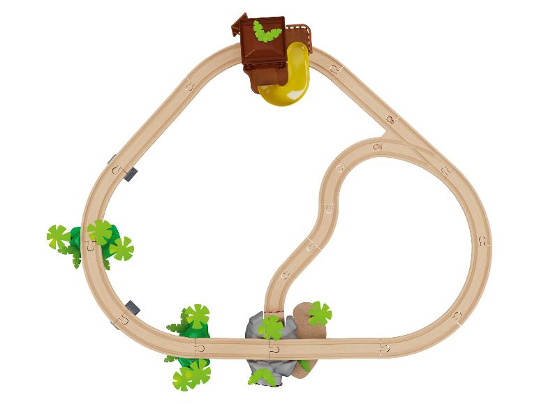 Gehe zu Vollbildansicht: Playtive Eisenbahn-Set »Dschungel / Passagierzug«, Streckenlänge max. 2,8 m - Bild 19