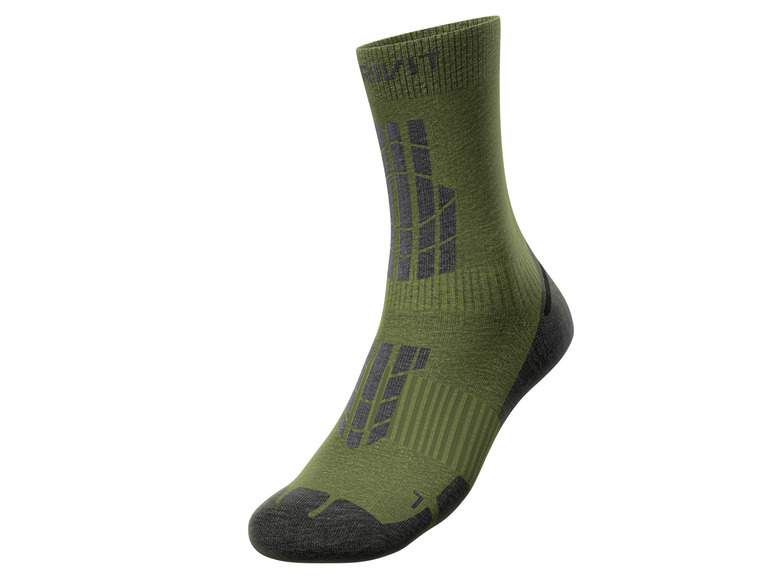 Gehe zu Vollbildansicht: CRIVIT Herren Outdoorsocken, 2 Paar, mit SmartStep-Fußbett - Bild 3