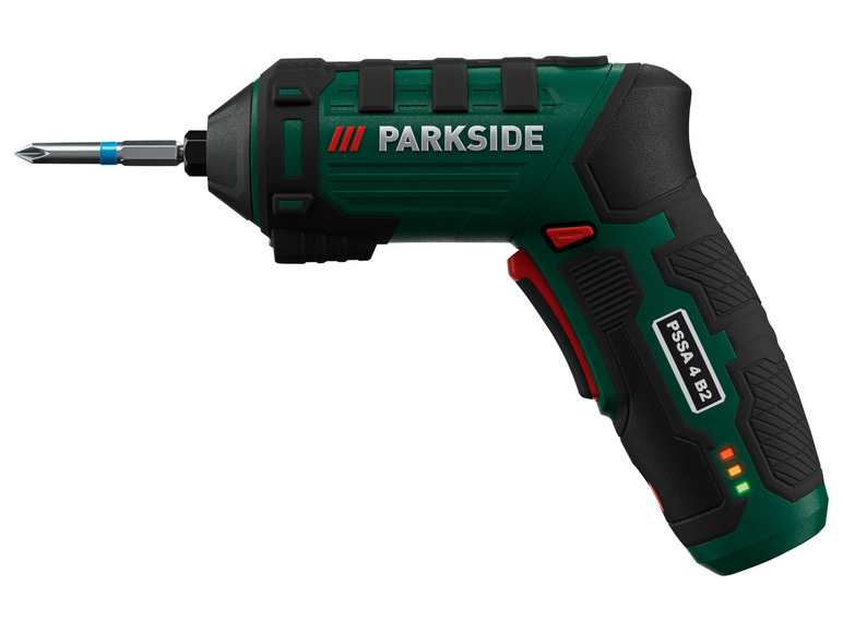 PARKSIDE® 4 V Akku-Stabschrauber »PSSA 10 Nm B2« mit 4 Bitset
