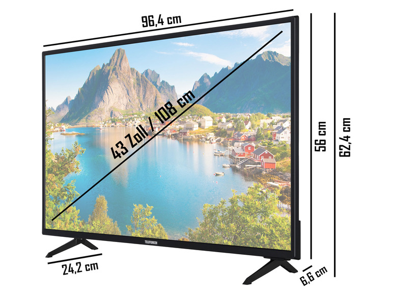 Gehe zu Vollbildansicht: TELEFUNKEN Fernseher » XUSN550S« 4K UHD Smart TV - Bild 4