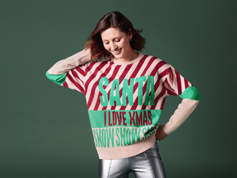 Gehe zu Vollbildansicht: esmara® Damen Weihnachtspullover in Feinstrickqualität - Bild 9