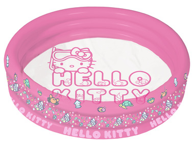 Hello Kitty - 3-Ring-Pool, pink transparent, 122 x 23 cm