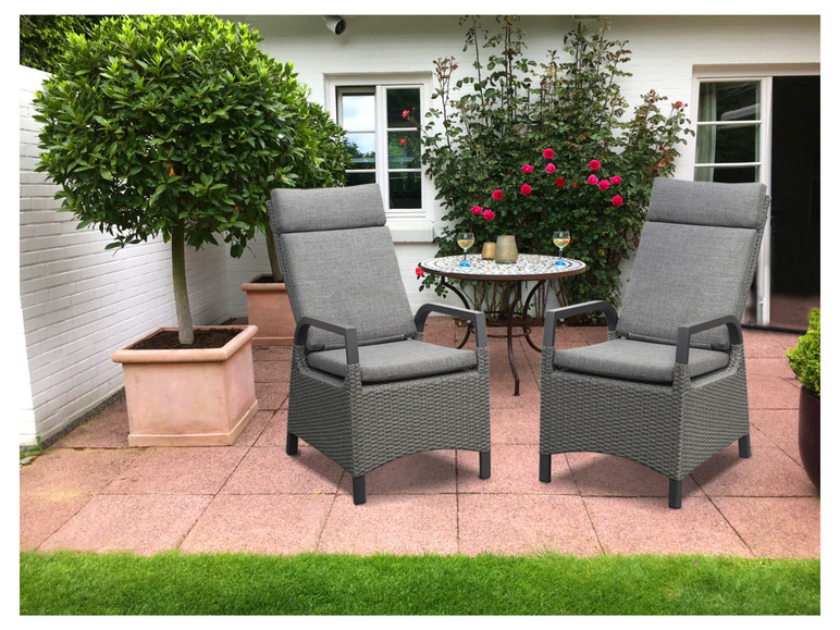 Gehe zu Vollbildansicht: bellavista - Home & Garden® Hochlehner-Sessel »Sydney« 2er-Set - Bild 3