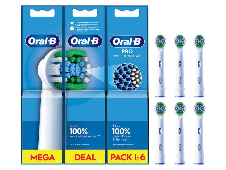 Gehe zu Vollbildansicht: Oral-B Precision Clean 2+2+2 Pack - Bild 1