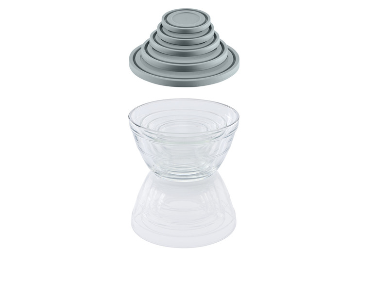 Gehe zu Vollbildansicht: LIVARNO home Glasschüssel-Set, 5 Stück - Bild 5