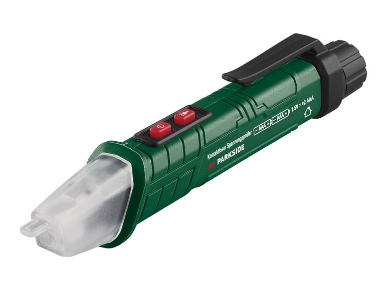 Gehe zu Vollbildansicht: PARKSIDE® Kontaktloser Spannungsprüfer »PSSFS 3 A2«, mit integrierter Taschenlampe - Bild 1