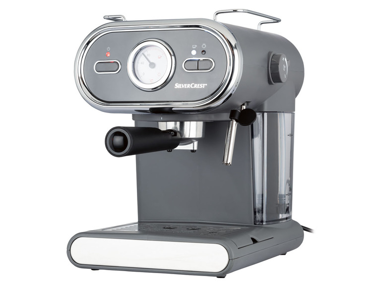 SILVERCREST® KITCHEN TOOLS D3 SEM 1100 anthrazit Espressomaschine/Siebträger Pastell