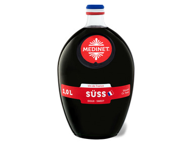 Literflasche, Medinet Rotwein | Süss, LIDL