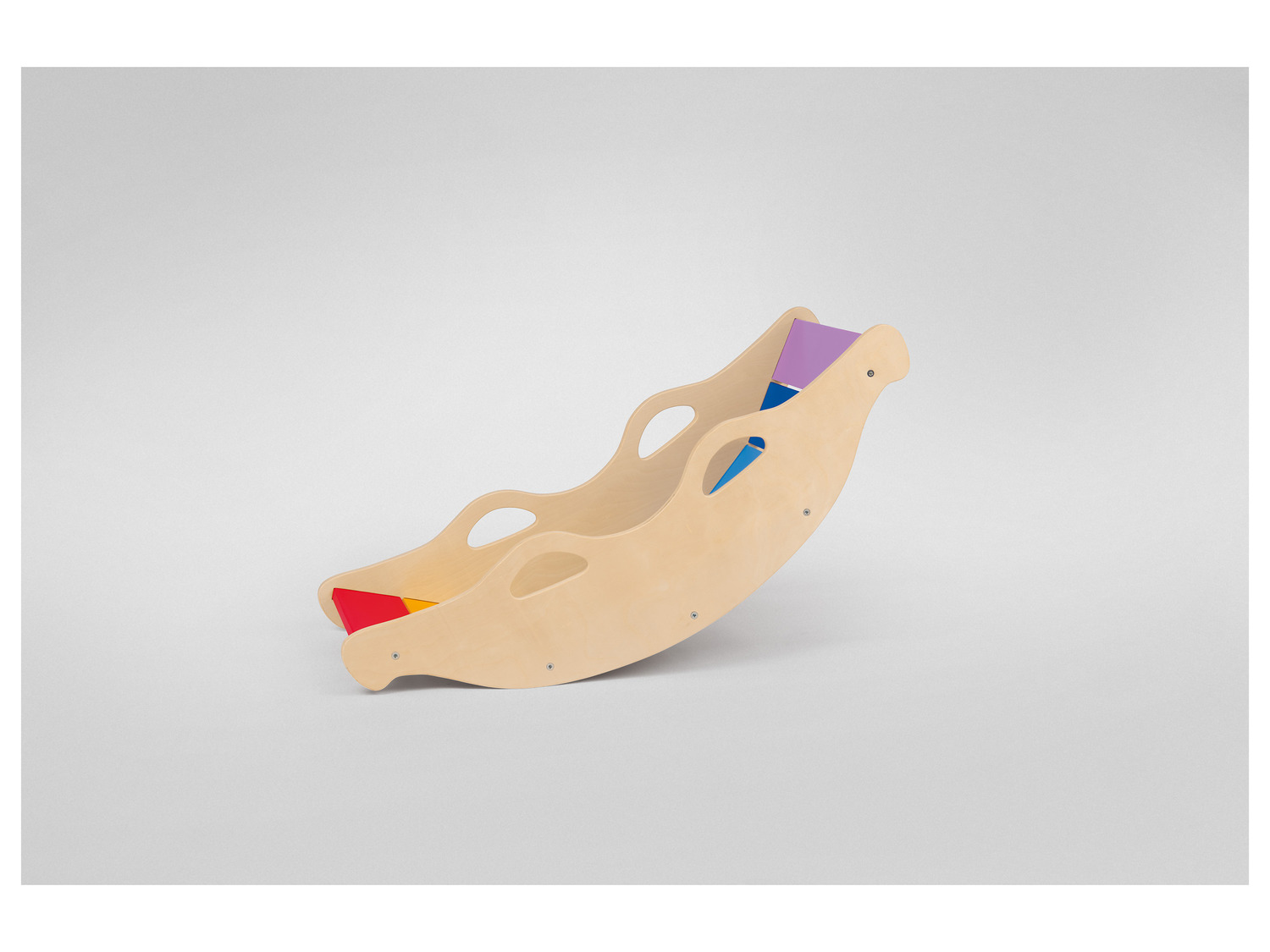 in Balancewippe, Regenbogenfarben | Playtive LIDL Holz