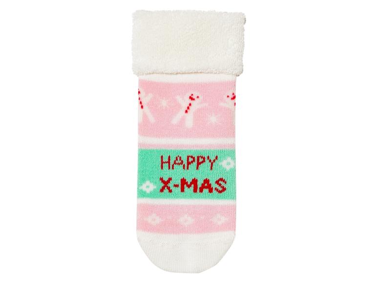 Gehe zu Vollbildansicht: lupilu® Baby Socken, 3 Paar, mit Weihnachtsdesigns - Bild 17