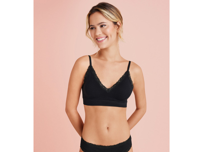 Gehe zu Vollbildansicht: esmara® Damen Bustier, seamless, mit eleganter Spitze - Bild 11