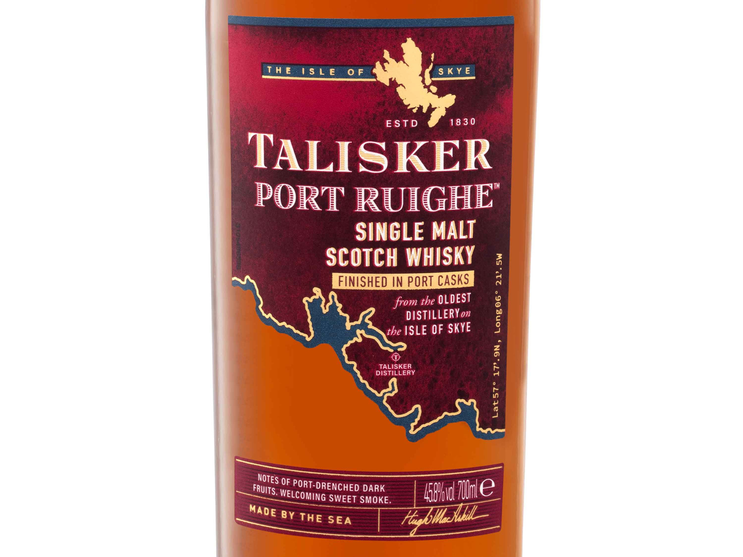 Whisky Ruighe Talisker Scotch Single mit Malt Ges… Port