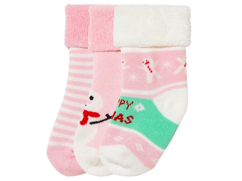 Gehe zu Vollbildansicht: lupilu® Baby Socken, 3 Paar, mit Weihnachtsdesigns - Bild 12