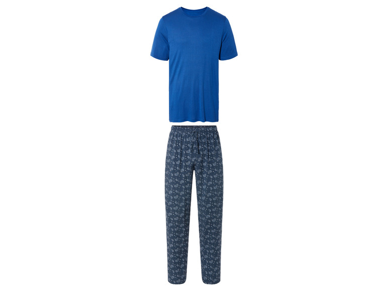 Gehe zu Vollbildansicht: LIVERGY® Herren Pyjama mit Gummizugbund und Bindeband - Bild 2