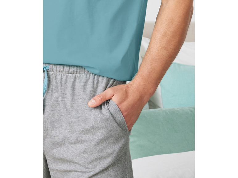 Gehe zu Vollbildansicht: LIVERGY® Herren Pyjama mit Bindeband und Eingrifftaschen - Bild 7