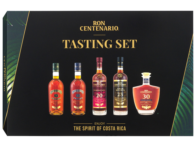 Rum % Set 40 ml, - Vol Ron Entdeckerpaket Tasting x 50 Centenario 5