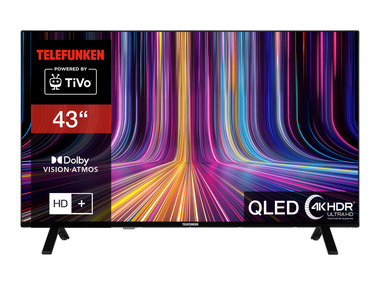 TELEFUNKEN - Fernseher »QUTO750S« QLED TiVo Smart TV 4K UHD (43 Zoll)