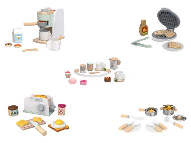 Playtive Kaffeemaschine-Set Tee-Set Waffeleisen-Set Pop-Up-Toaster-Set Küchen-Set