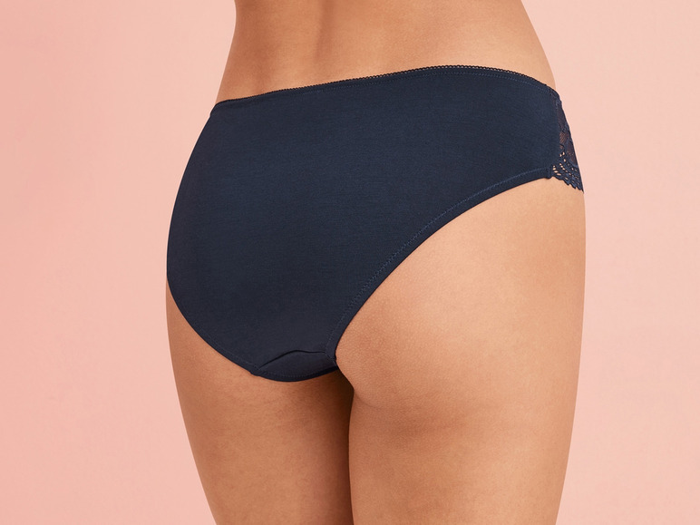 Gehe zu Vollbildansicht: esmara® Damen Slips, 3 Stück, mit Spitze - Bild 11