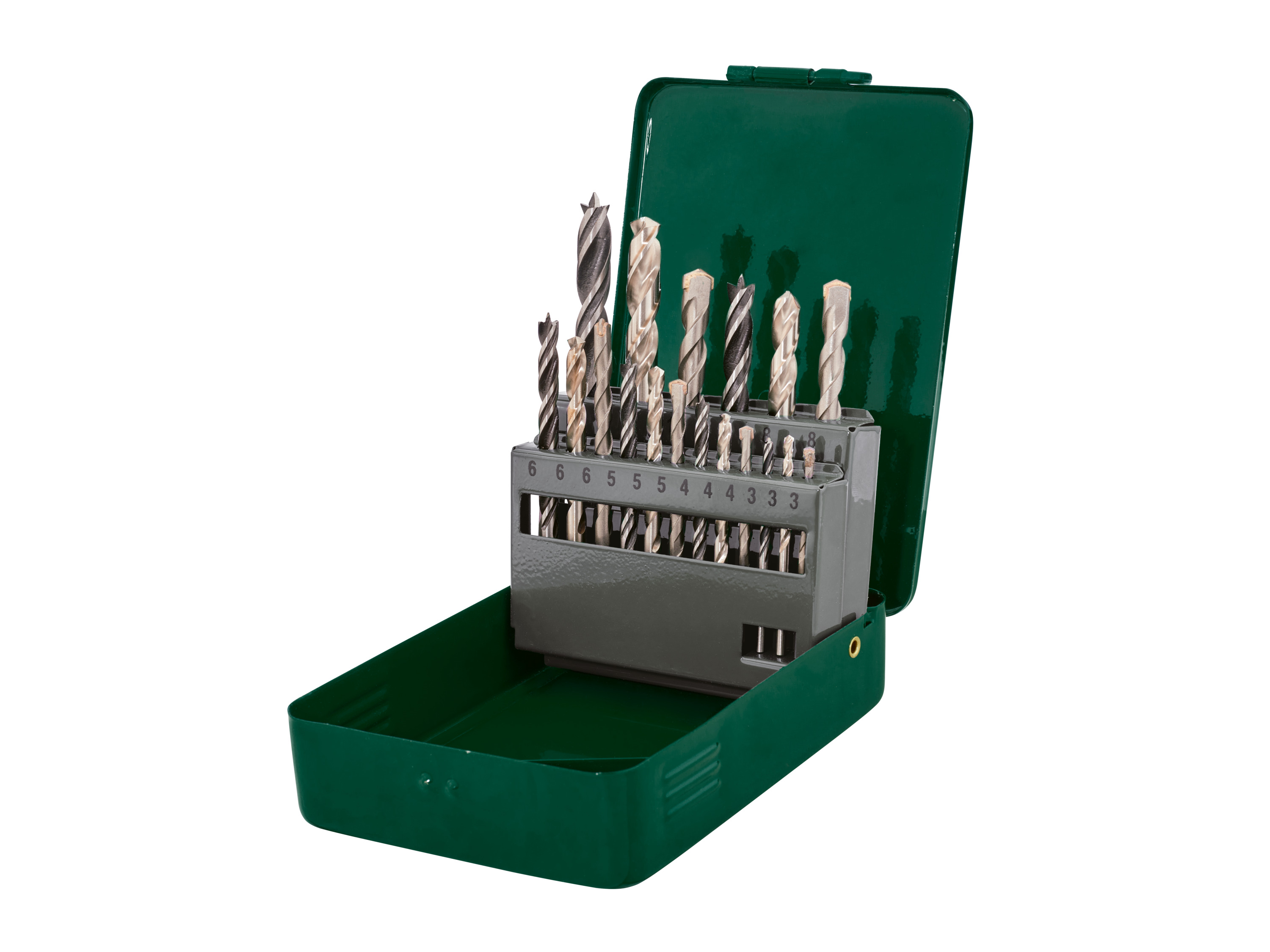 PARKSIDE® Bohrer-Set, in Metallkassette (Bohrer Set 18tlg.)