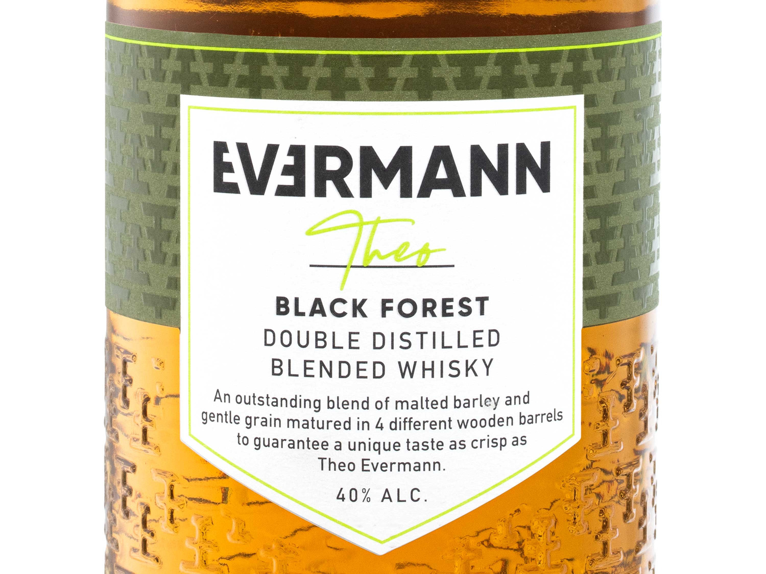 40% Theo Blended Evermann Whisky Forest Black Vol
