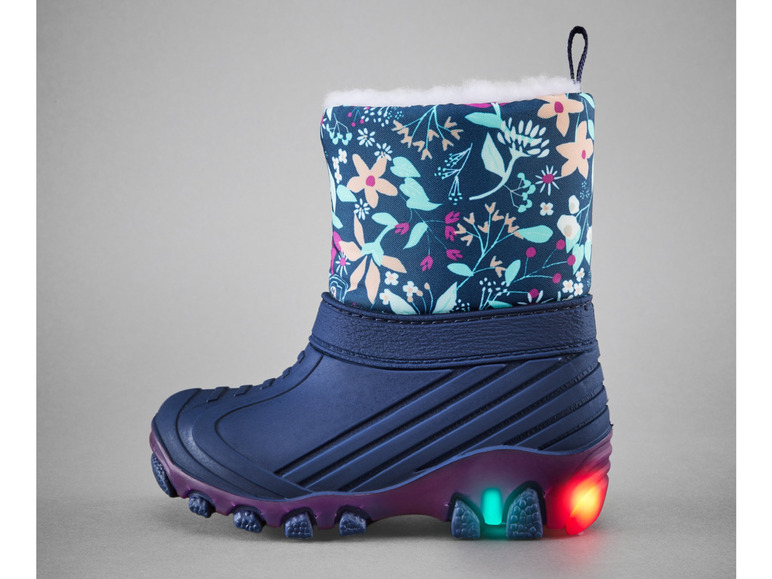 Gehe zu Vollbildansicht: lupilu® Kleinkinder Mädchen Schneestiefel Galosche mit Licht - Bild 3