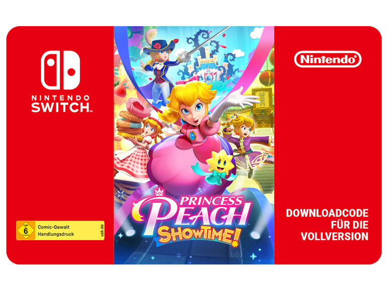 Nintendo Full Game Princess Peach: Showtime! Digital Code 59,99 EUR