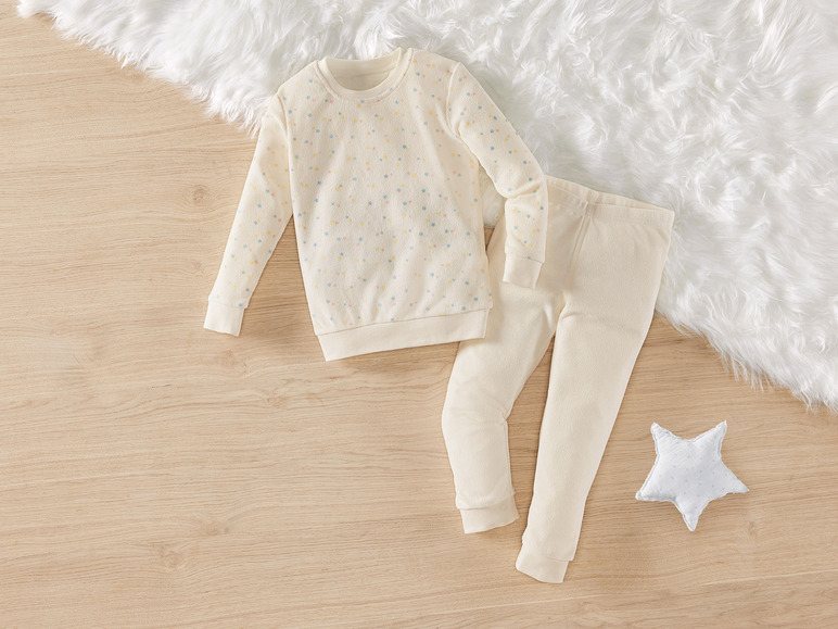 Gehe zu Vollbildansicht: lupilu® Kleinkinder Pyjama aus kuschelig weichem Frottee - Bild 7