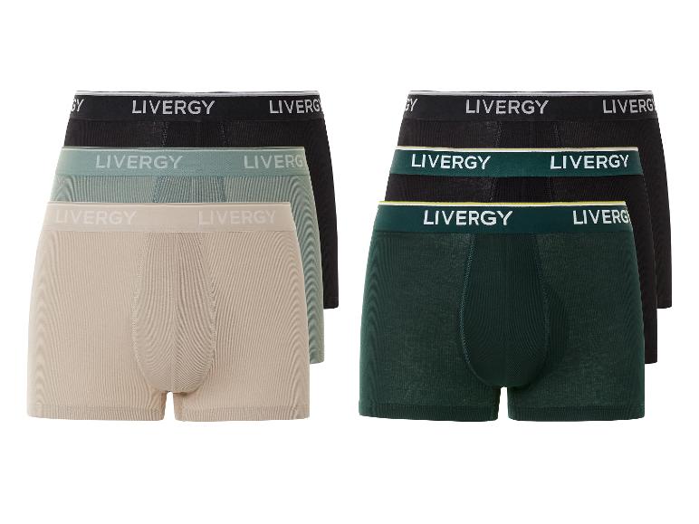 Gehe zu Vollbildansicht: LIVERGY® Herren Boxer, 3 Stück, modische Ripp-Qualität - Bild 1