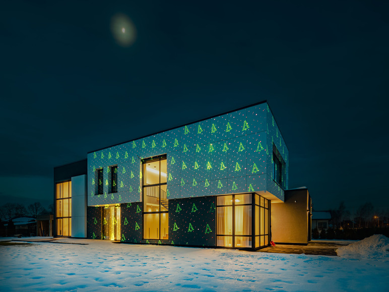 Beleuchtungsvarianten »Weihnachten«, mit effektvollen Laser Projektor home LIVARNO