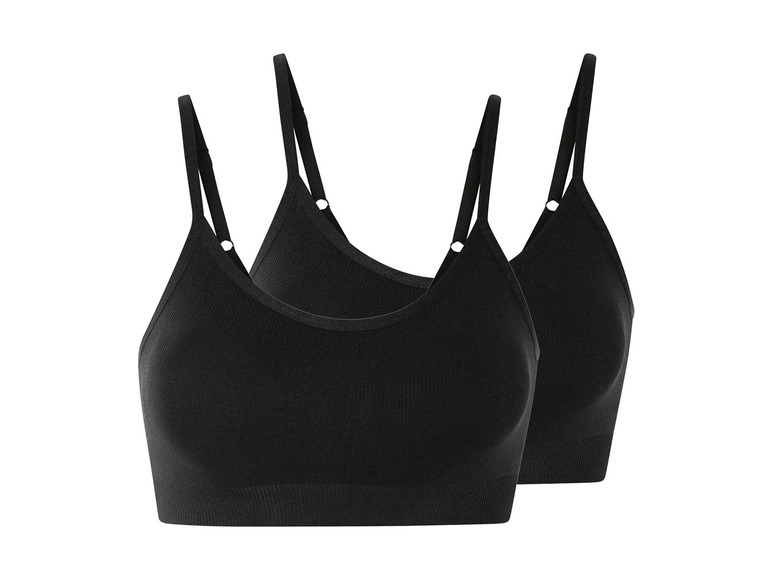 Gehe zu Vollbildansicht: esmara® Damen Bustier, 2 Stück, in modischer Ripp-Qualität - Bild 12