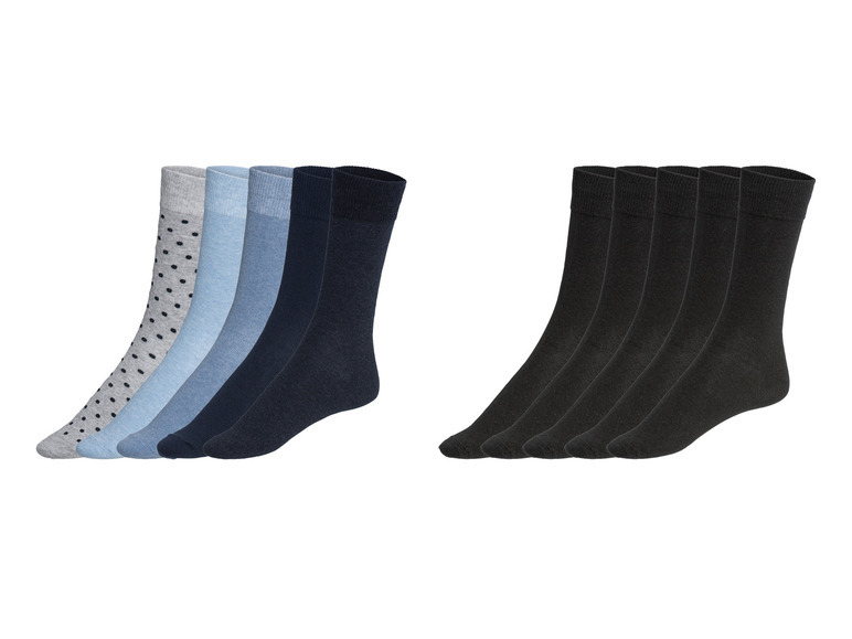 Gehe zu Vollbildansicht: LIVERGY® Herren Socken, 5 Paar, mit Bio-Baumwolle - Bild 1