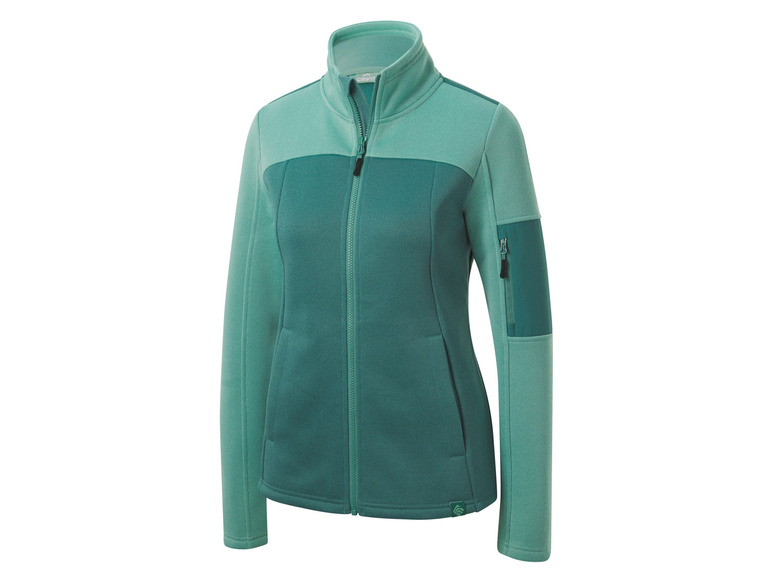 Gehe zu Vollbildansicht: CRIVIT Damen Strickfleecejacke mit HeiQ Mint Technologie - Bild 13