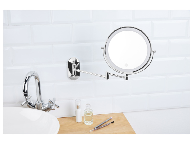 Gehe zu Vollbildansicht: CIEN Beauty Kosmetikspiegel, dimmbarer LED-Lichtrand - Bild 22