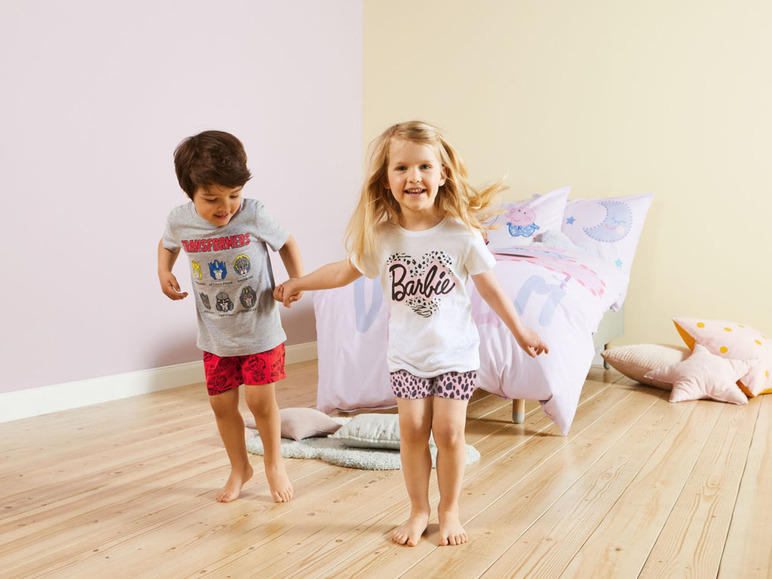 Gehe zu Vollbildansicht: Kleinkinder / Kinder Mädchen Pyjama / Nachthemd mit Print - Bild 3