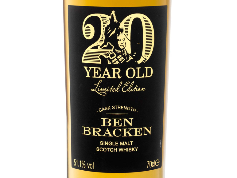 Vol Malt Strength mit Geschenkbox Edition Scotch 51.1% Single Limited Ben Bracken Jahre Whisky 20 Cask