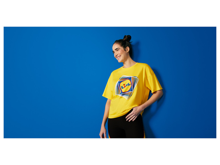 Gehe zu Vollbildansicht: esmara® Damen T-Shirt mit Lidl-Print - Bild 10